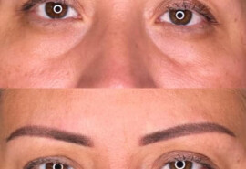 Хто ще не зробив, брівки та губки та стрілки?