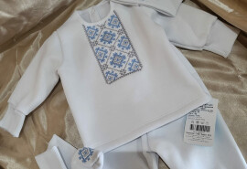 Пропоную вишиті боді та костюмчики для хрещення для немовлят