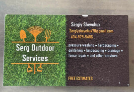  УСЛУГИ САДОВНИКА SERG OUTDOOR SERVICES 