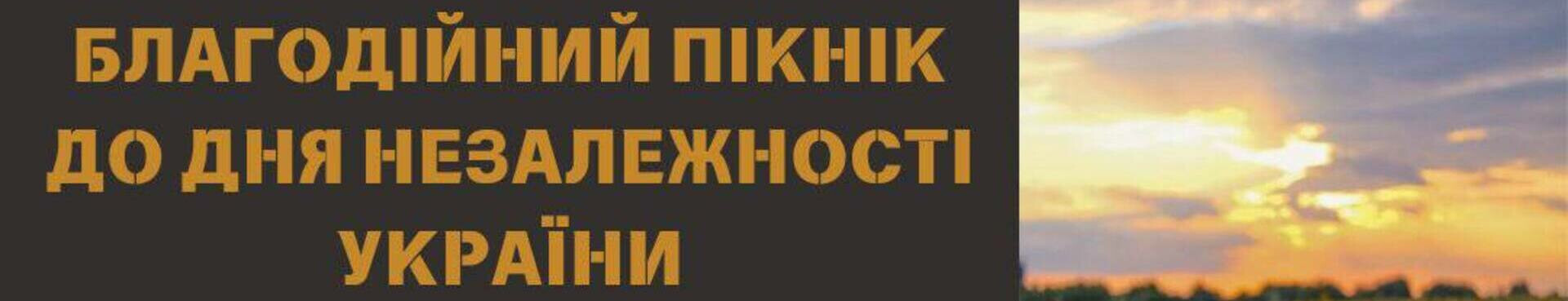 Charity picnic on the occasion of the Independence Day of Ukraine