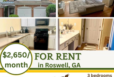 TOWNHOUSE FOR RENT   in Roswell, GEORGIA