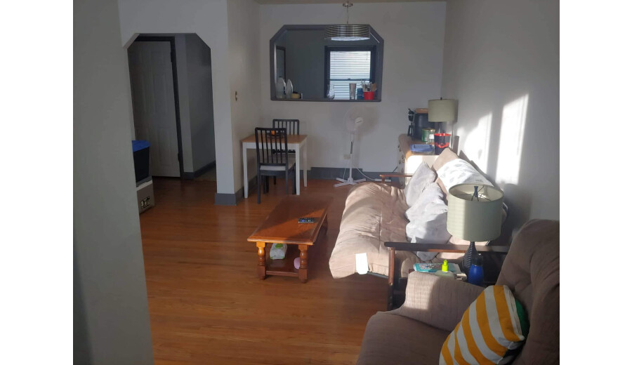 The house is available on March 1 -