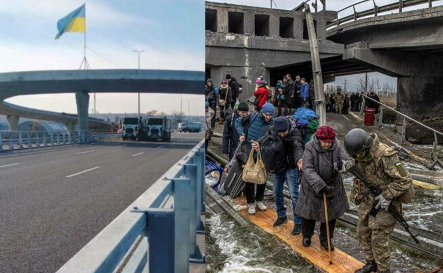 Bridge over Irpin River restored in Kyiv region - 