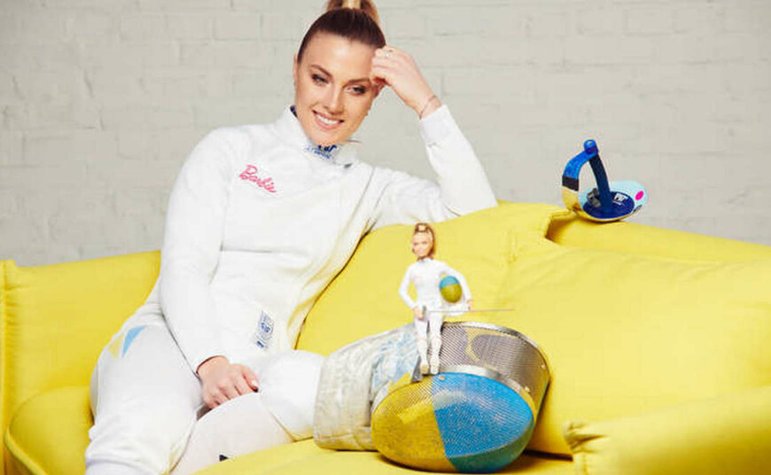 Olga Harlan was the prototype of the Barbie fencer - 