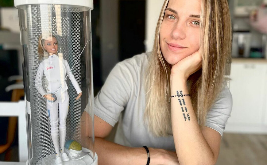 Olympic fencing champion Olga Harlan has put up for auction her unique Barbie doll, which has no analogues in the world - 