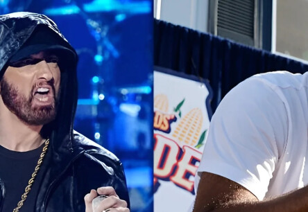 Rapper Eminem demands that the US presidential candidate stop using his music