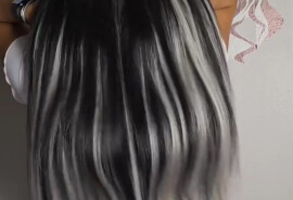 Нарощування волосся на кератинові капсули
