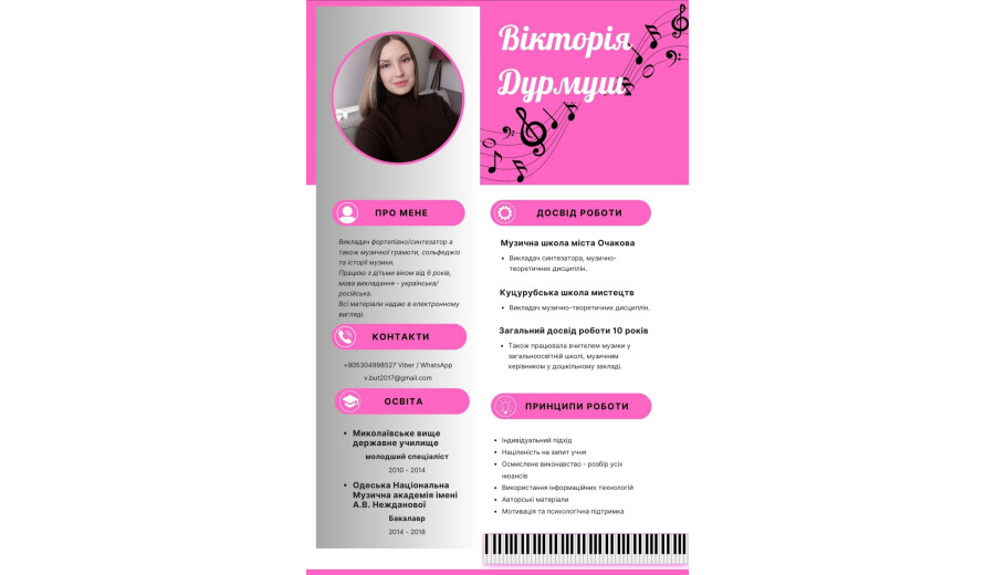 Репетитор з музики -