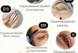 Ламінування, корекція та татуаж брів