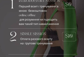 Послуги фітнес-тренера